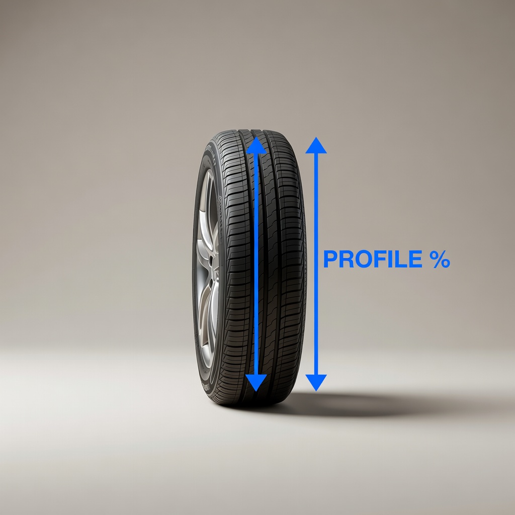 Profile / aspect ratio (%)